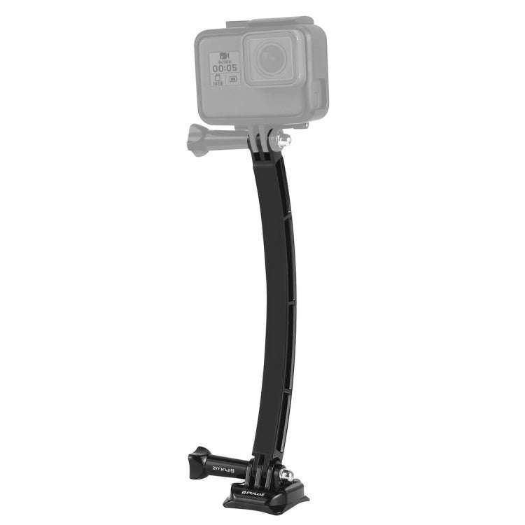 PULUZ Outdoor Motorcycle Cycling Helmet Extension Arm Set for PULUZ Action Sports Cameras Jaws Fl...