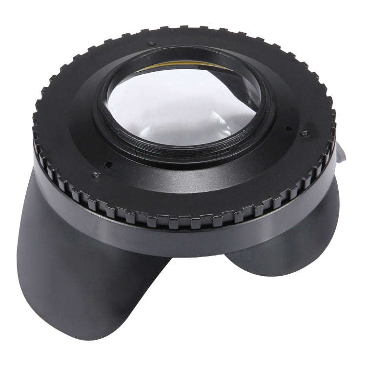 PULUZ 0.7X~0.8X Amplification Optical Fisheye Lens Shade Wide Angle Dome Port Lens for Underwater...
