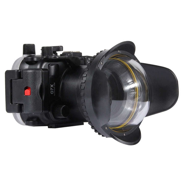 PULUZ 0.7X~0.8X Amplification Optical Fisheye Lens Shade Wide Angle Dome Port Lens for Underwater...