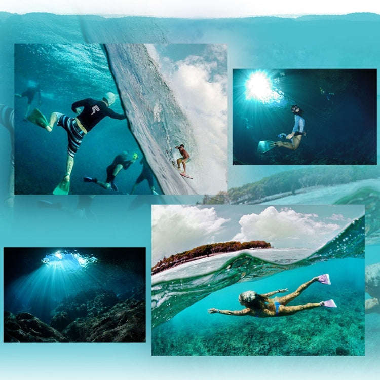 PULUZ 0.7X~0.8X Amplification Optical Fisheye Lens Shade Wide Angle Dome Port Lens for Underwater...