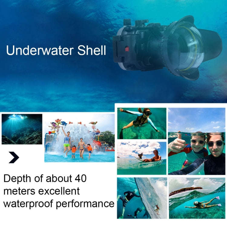 PULUZ 0.7X~0.8X Amplification Optical Fisheye Lens Shade Wide Angle Dome Port Lens for Underwater...