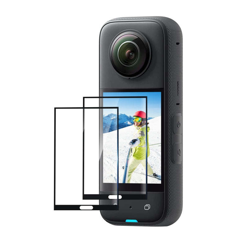 For Insta360 X3 PULUZ 2pcs Curved  HD Screen Film(Transparent)