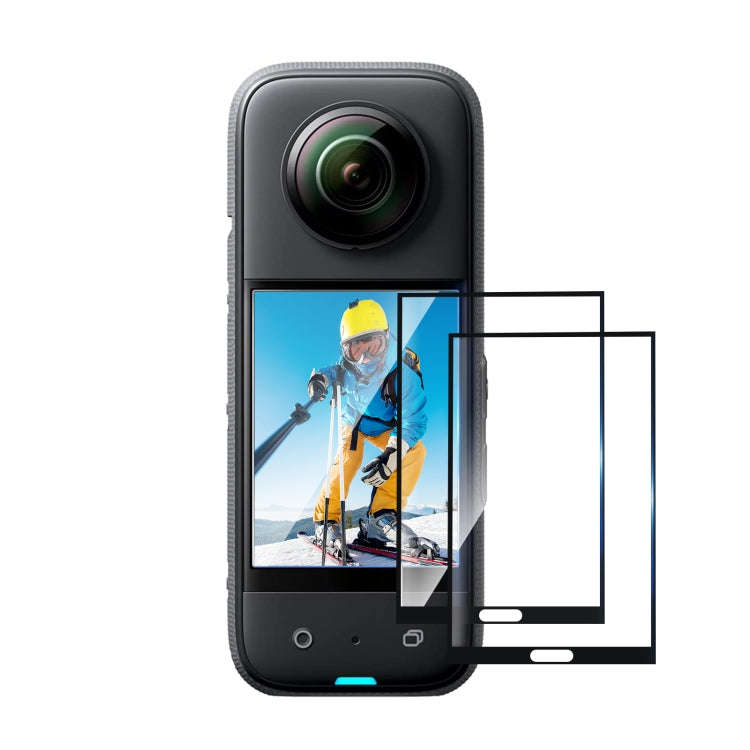 For Insta360 X3 PULUZ 2pcs Curved  HD Screen Film(Transparent)