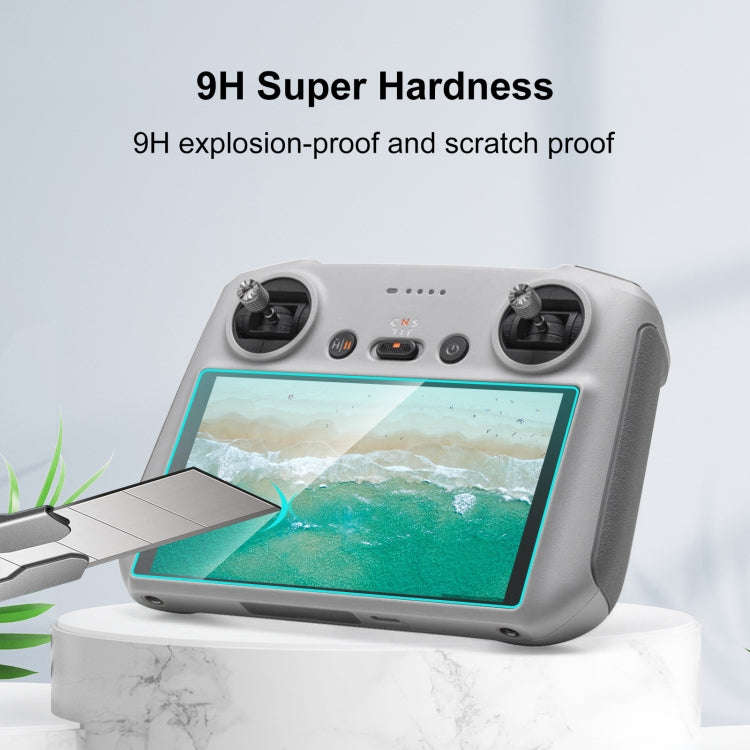For DJI RC / RC 2 PULUZ Remote Control Screen Tempered Glass Film(Transparent)