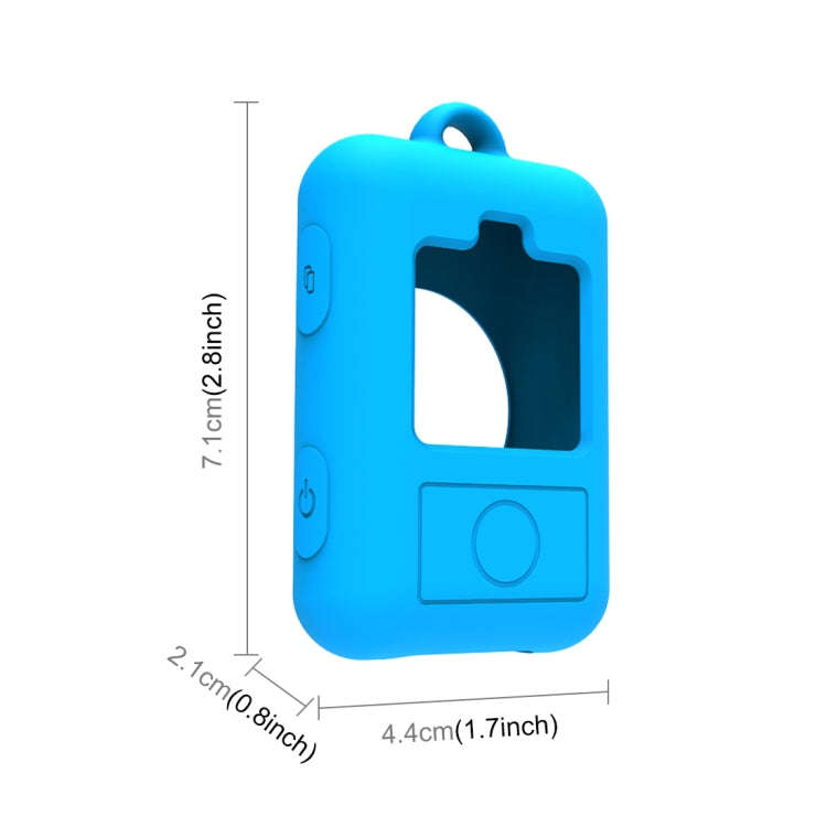 PULUZ Silicone Protective Case for Insta360 One X / X2 / X3 / RS Remote Control(Blue)