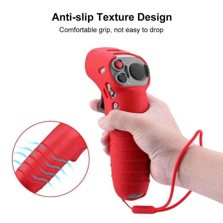 For DJI RC Motion 2 / DJI Avata / FPV Rocker PULUZ Silicone Protective Case(Red)
