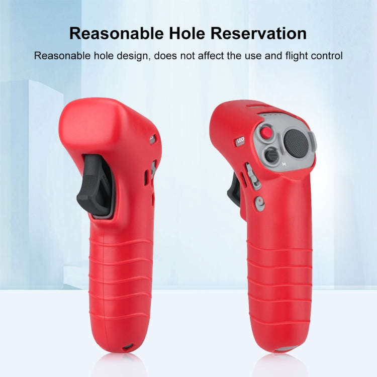For DJI RC Motion 2 / DJI Avata / FPV Rocker PULUZ Silicone Protective Case(Red)