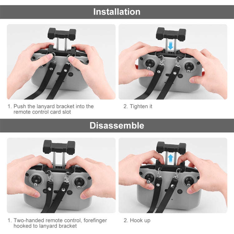 PULUZ Shockproof Anti-scratch Silicone Case with Neck Strap For DJI Neo / Mini 3 / 3 Pro / Mavic ...