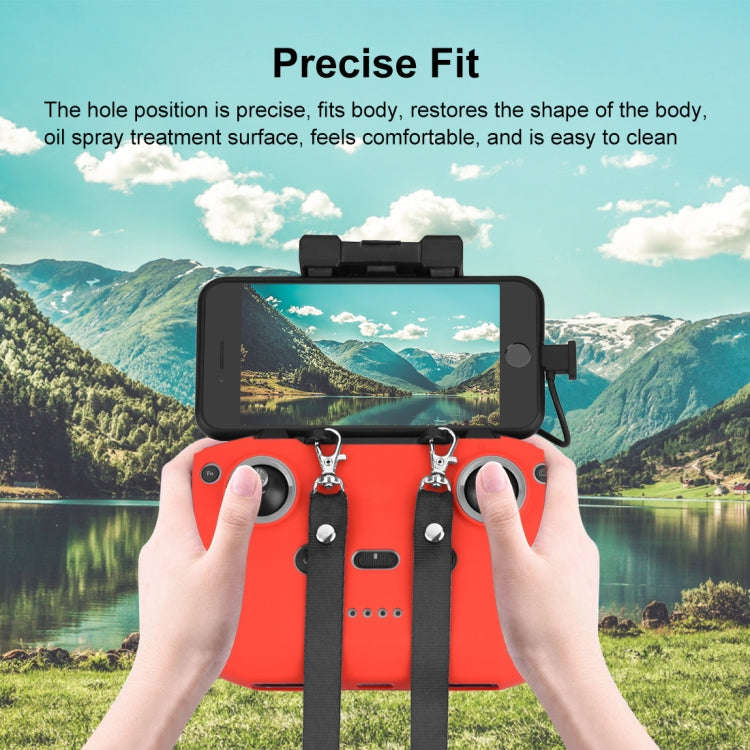 PULUZ Shockproof Anti-scratch Silicone Case with Neck Strap For DJI Neo / Mini 3 / 3 Pro / Mavic ...
