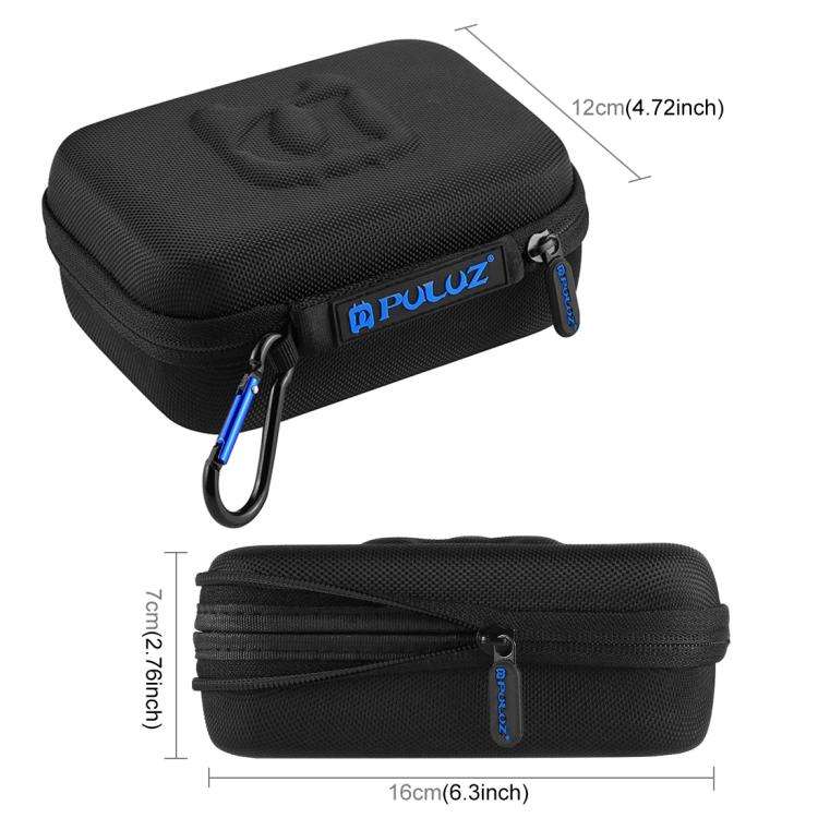 PULUZ Waterproof Carrying and Travel Case for GoPro, DJI Osmo Action and other Sport Cameras Acce...