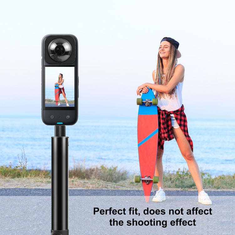 For Insta360 X3 PULUZ Lens Guard Optical Glass Protective Cover (Black)