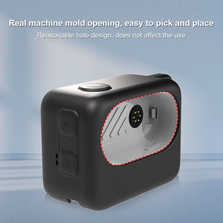 For Insta360 GO 3 / GO 3S PULUZ Camera Charging Case Silicone Case (Black)