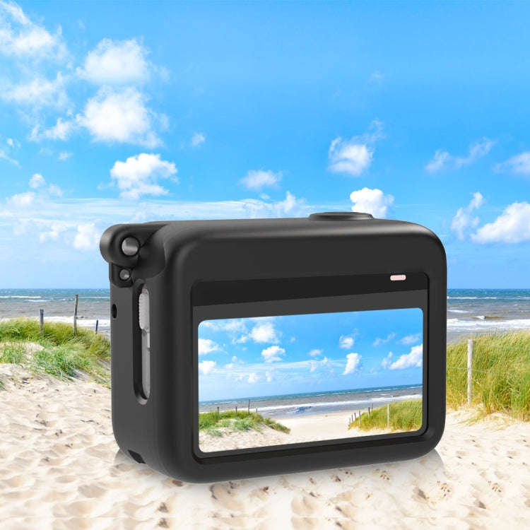 For Insta360 GO 3 / GO 3S PULUZ Camera Charging Case Silicone Case (Black)