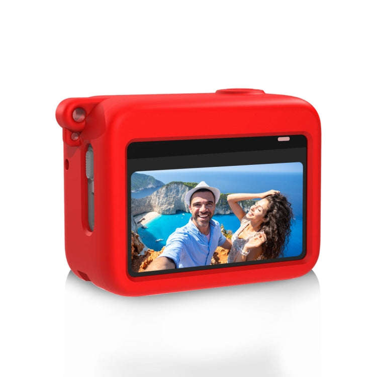 For Insta360 GO 3 / GO 3S PULUZ Camera Charging Case Silicone Case (Red)