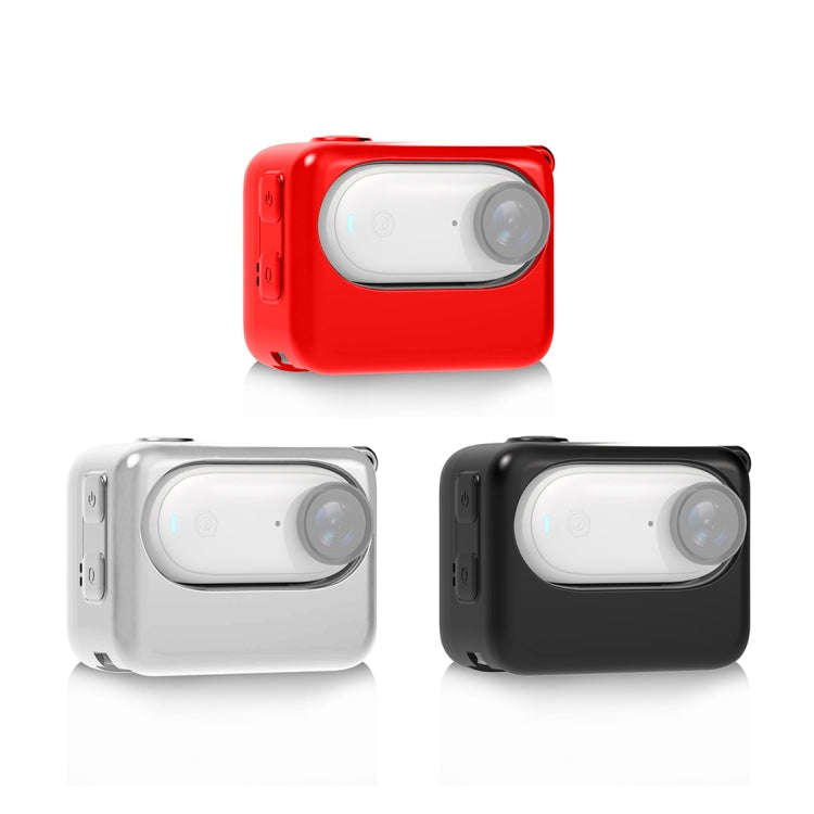 For Insta360 GO 3 / GO 3S PULUZ Camera Charging Case Silicone Case (Red)