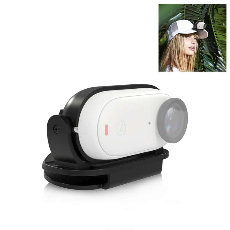 For Insta360 GO3 / GO 3S PULUZ Easy Clip Hat Clip Quick Release Clamp Magnetic Frame Fixed Mount ...