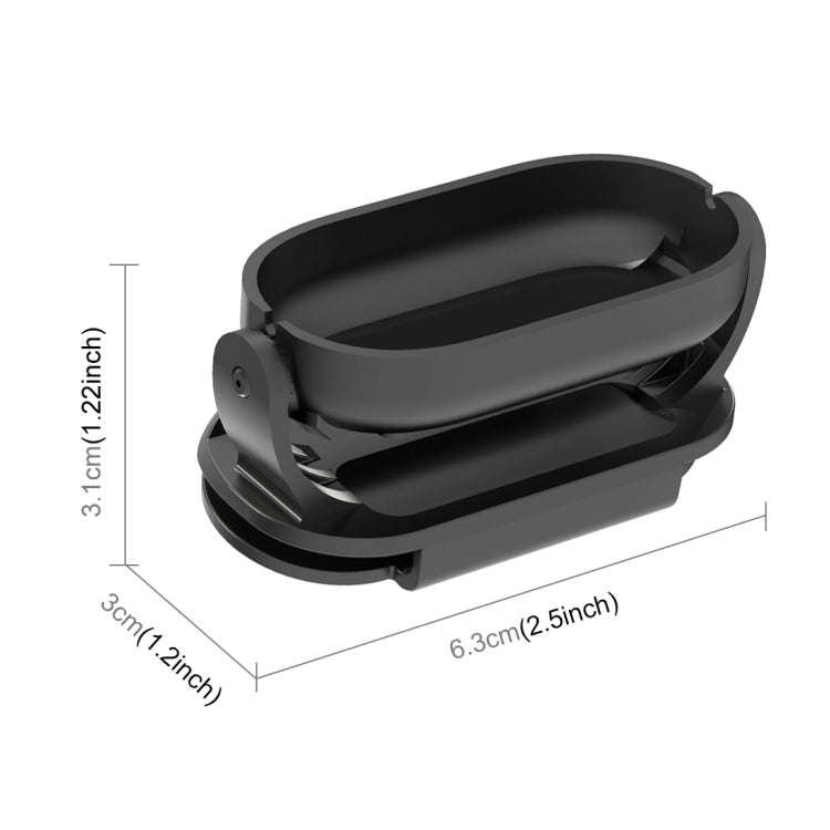 For Insta360 GO3 / GO 3S PULUZ Easy Clip Hat Clip Quick Release Clamp Magnetic Frame Fixed Mount ...