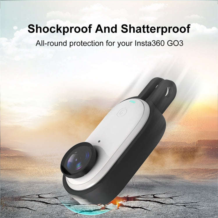 For Insta360 GO 3 / GO 3S PULUZ Body Plastic Protective Frame Cage with Screw & Quick Release Buc...