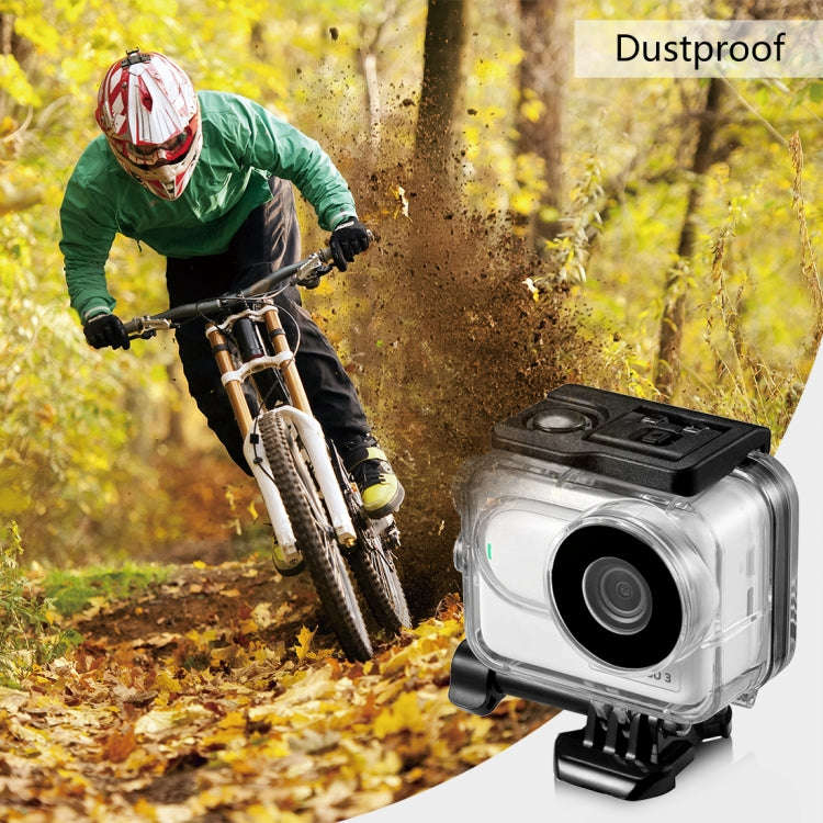 For Insta360 GO 3  / GO 3SPULUZ 60m Underwater Waterproof Housing Case with Base Adapter & Screw ...