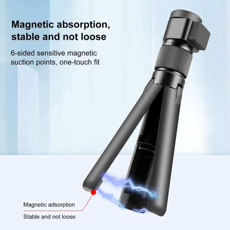 For Insta360 X3 / X4 PULUZ Rotary Handle Desktop Tripod Stand (Black)