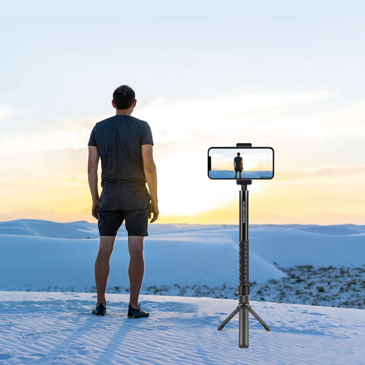For Insta360 X3 / X4 PULUZ Rotary Handle Desktop Tripod Stand (Black)