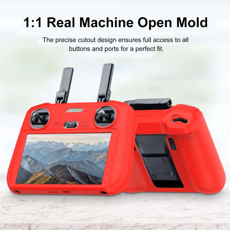 For DJI Mini 4 Pro / Air 3 Remote Control / DJI RC 2 with Screen PULUZ Silicone Protective Case (...