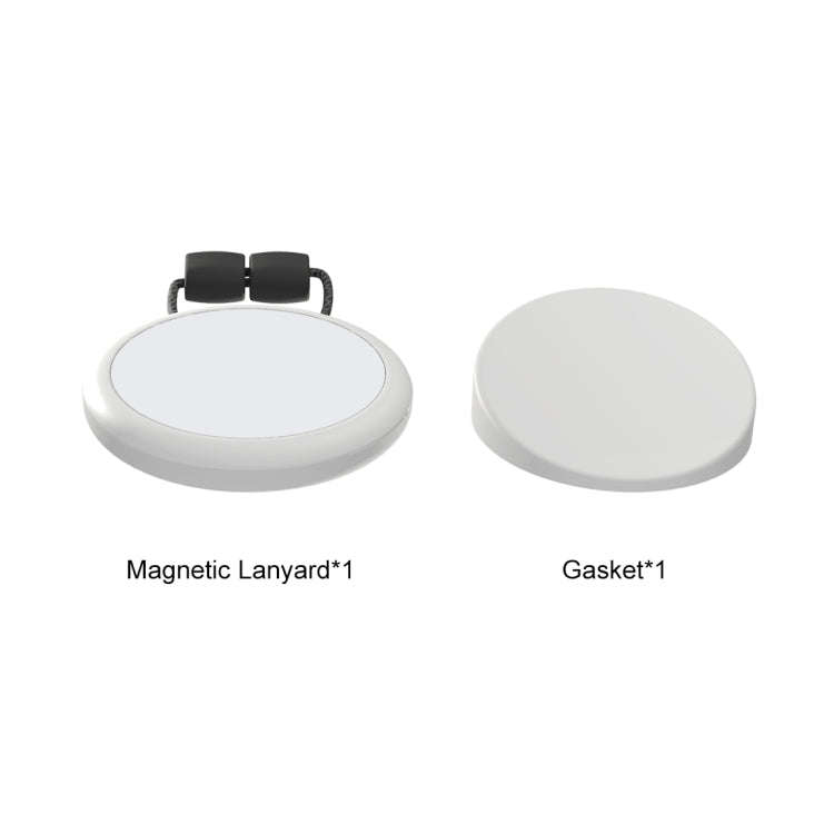 For Insta360 GO 3 / GO 3S PULUZ Magnetic Pendant Holder Quick Release Neck Strap (White)
