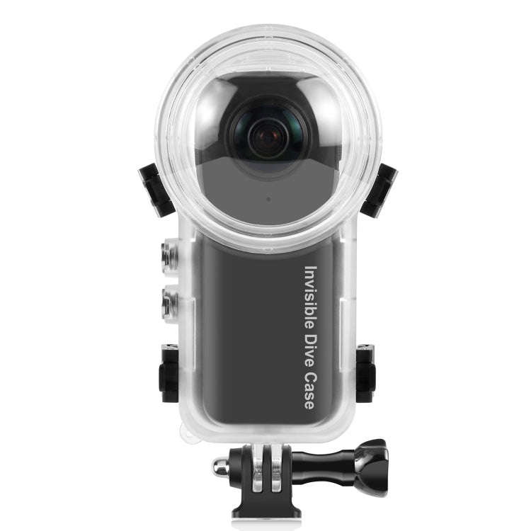 For Insta360 X3 PULUZ Invisible Dive Case 50m Waterproof Sealed Case (Transparent)