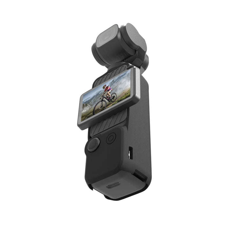 For DJI OSMO Pocket 3 PULUZ  3 in 1 Silicone Cover Case Set (Black)