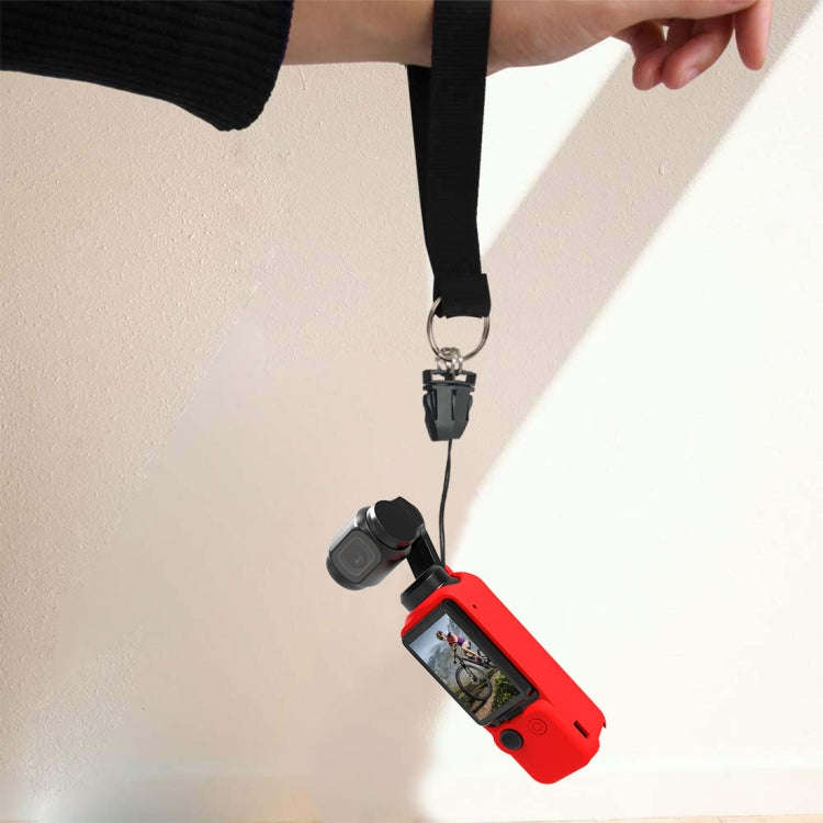 For DJI OSMO Pocket 3 PULUZ  3 in 1 Silicone Cover Case Set (Red)