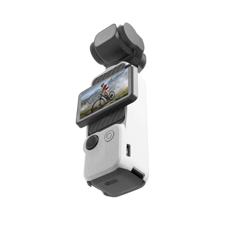 For DJI OSMO Pocket 3 PULUZ  3 in 1 Silicone Cover Case Set (White)