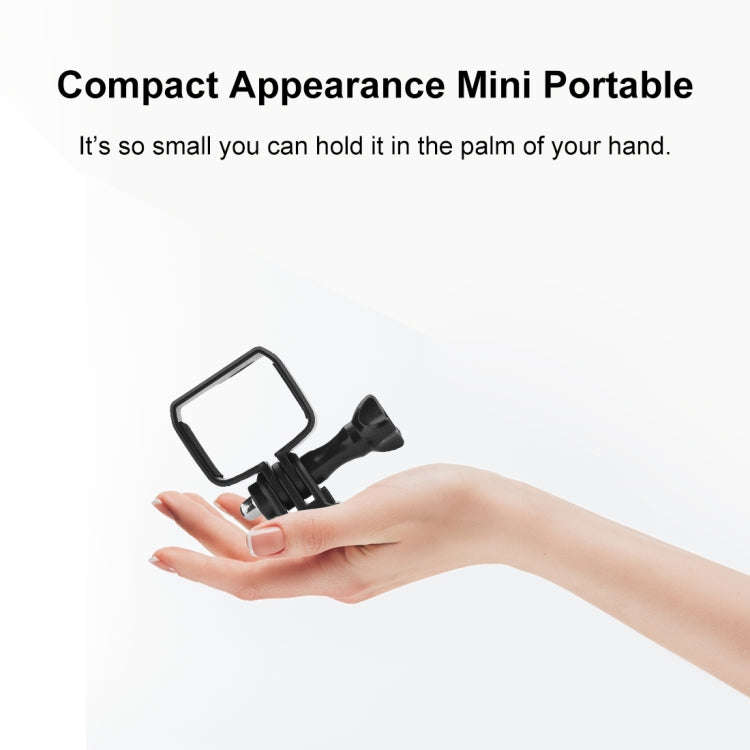 For DJI OSMO Pocket 3 PULUZ Adapter Frame Expansion Bracket with 1/4 inch Hole (Black)