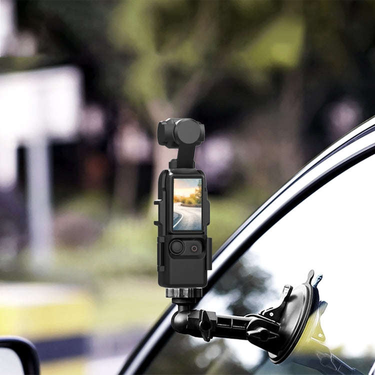 For DJI OSMO Pocket 3 PULUZ Protection Frame Expansion Adapter Bracket (Black)