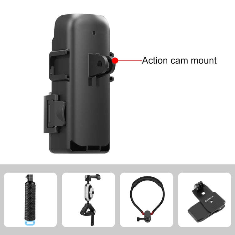 For DJI OSMO Pocket 3 PULUZ Protection Frame Expansion Adapter Bracket (Black)
