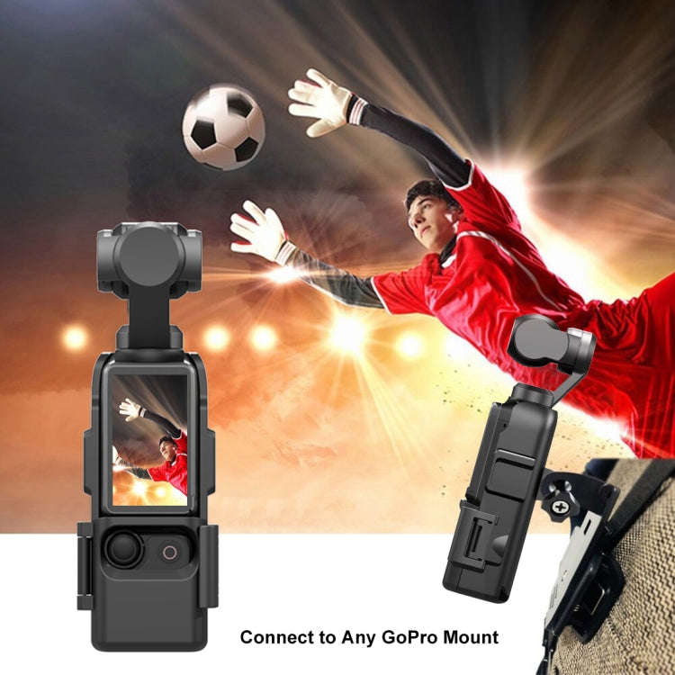 For DJI OSMO Pocket 3 PULUZ Protection Frame Expansion Adapter Bracket (Black)