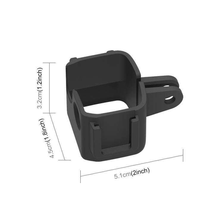 For DJI OSMO Pocket 3 PULUZ Protection Frame Cage Expansion Adapter Bracket (Black)