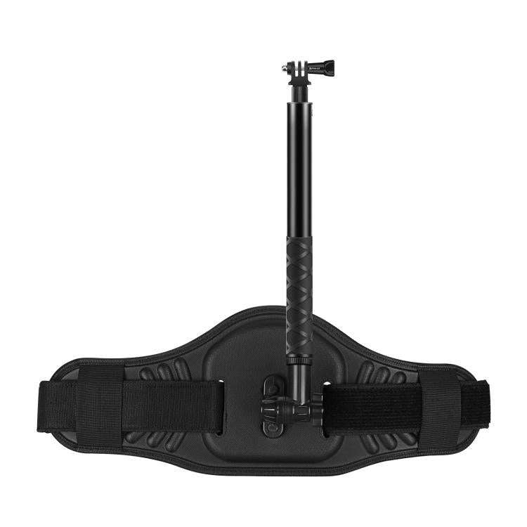 PULUZ Waist Belt Mount Strap with Selfie Stick Monopod for GoPro, Insta360, DJI and Other Action ...