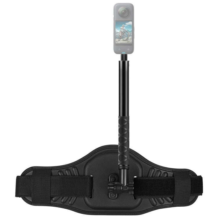 PULUZ Waist Belt Mount Strap with Selfie Stick Monopod for GoPro, Insta360, DJI and Other Action ...