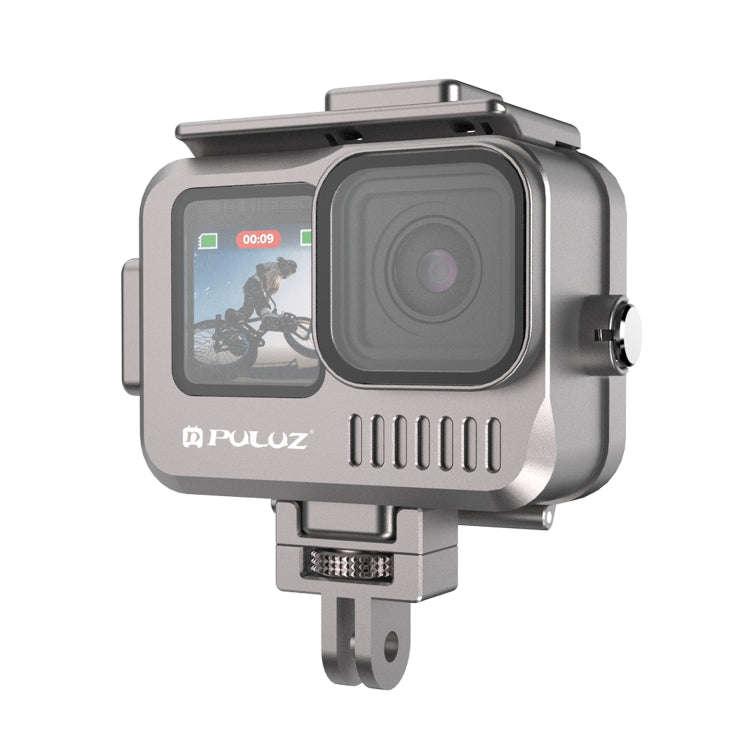 For GoPro HERO13 Black /12 Black /11 Black /10 Black /9 Black PULUZ 40m Waterproof Housing Alumin...