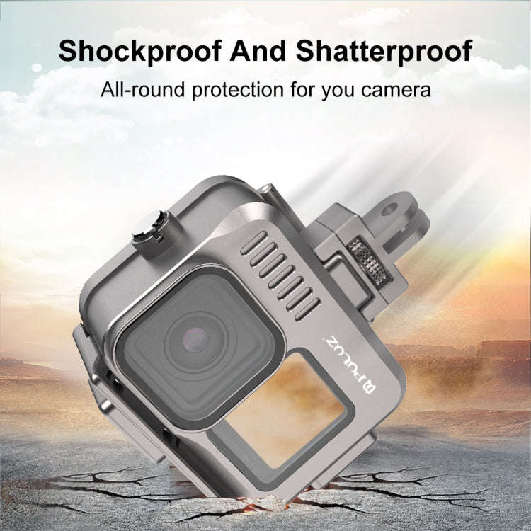 For GoPro HERO13 Black /12 Black /11 Black /10 Black /9 Black PULUZ 40m Waterproof Housing Alumin...