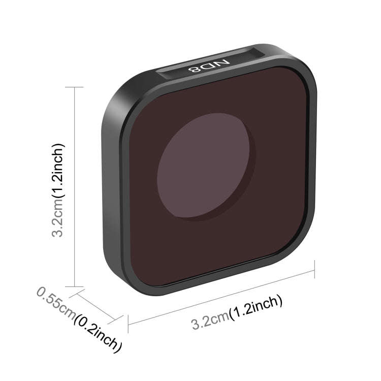 PULUZ Action Camera ND8 Lens Filter For GoPro HERO13 Black /12 Black /11 Black /11 Black Mini /10...