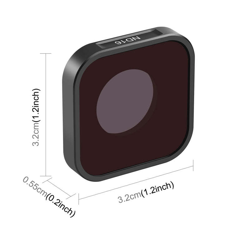PULUZ Action Camera ND16 Lens Filter For GoPro HERO13 Black /12 Black /11 Black /11 Black Mini /1...