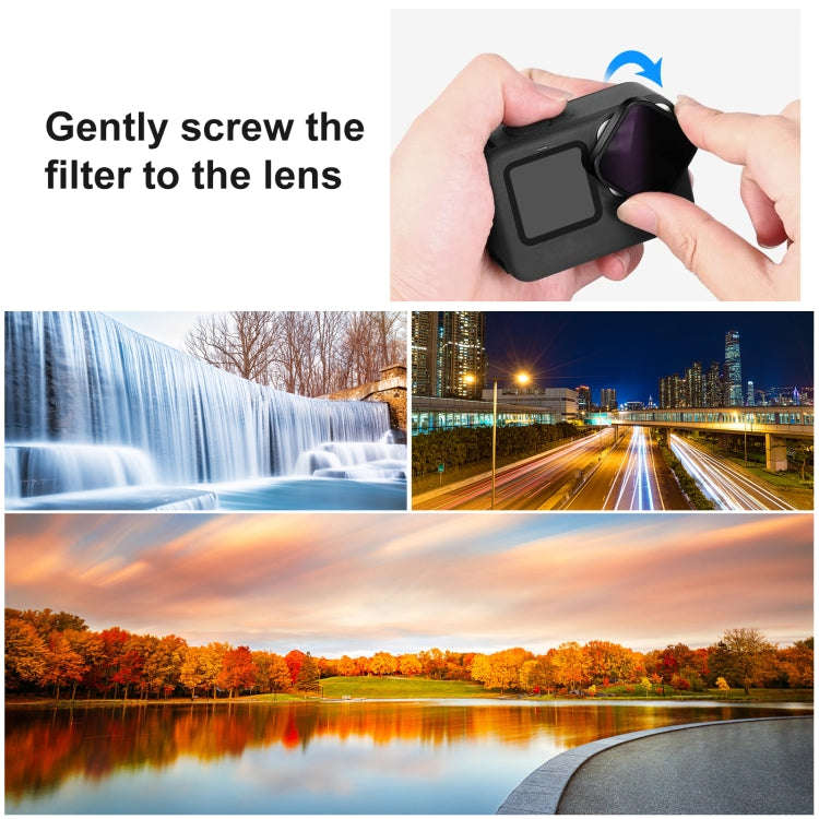 PULUZ Action Camera UV Lens Filter For GoPro HERO13 Black /12 Black /11 Black /11 Black Mini /10 ...
