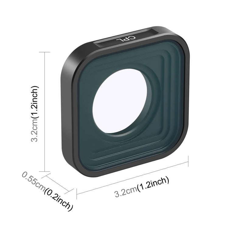 PULUZ Action Camera CPL Lens Filter For GoPro HERO13 Black /12 Black /11 Black /11 Black Mini /10...