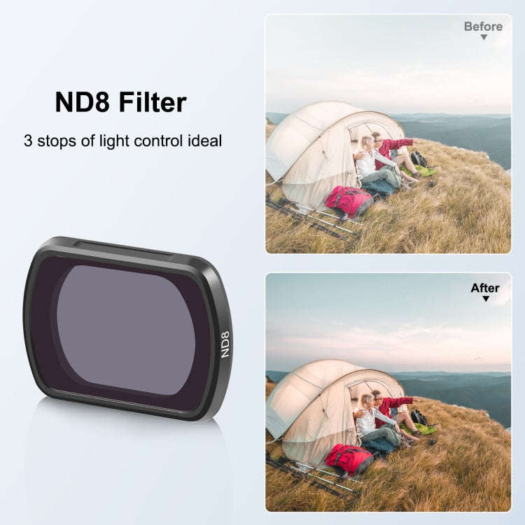 For DJI Osmo Pocket 3 PULUZ Magnetic ND8 Camera Lens Filter