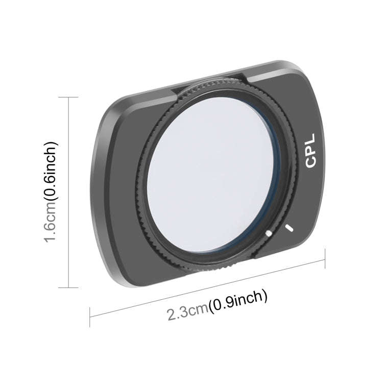 For DJI Osmo Pocket 3 PULUZ Magnetic Camera Lens CPL Filter