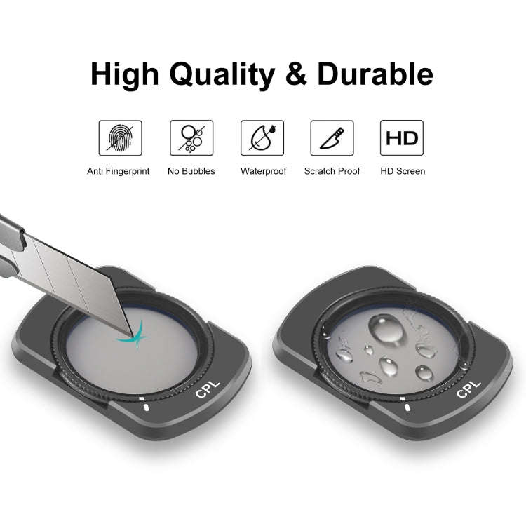 For DJI Osmo Pocket 3 PULUZ Magnetic Camera Lens CPL Filter