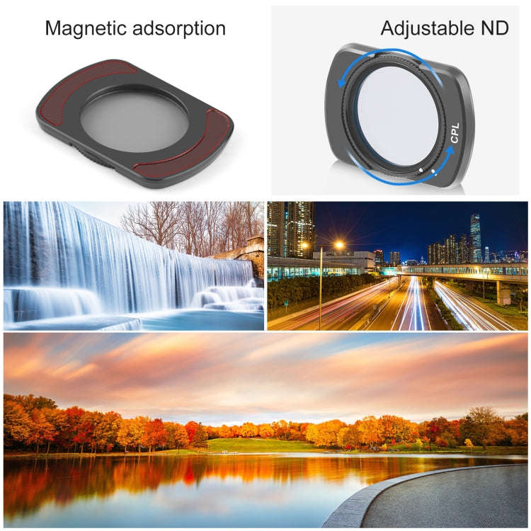 For DJI Osmo Pocket 3 PULUZ Magnetic Camera Lens CPL Filter