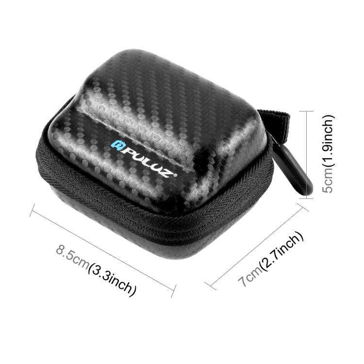 For Insta360 GO 3 / GO 3S PULUZ Mini Body Bag Portable Carbon Fiber EVA Storage Bag (Black)