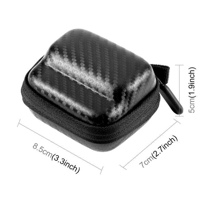 For Insta360 GO 3 / GO 3S PULUZ Mini Body Bag Portable Carbon Fiber EVA Storage Bag (Black)